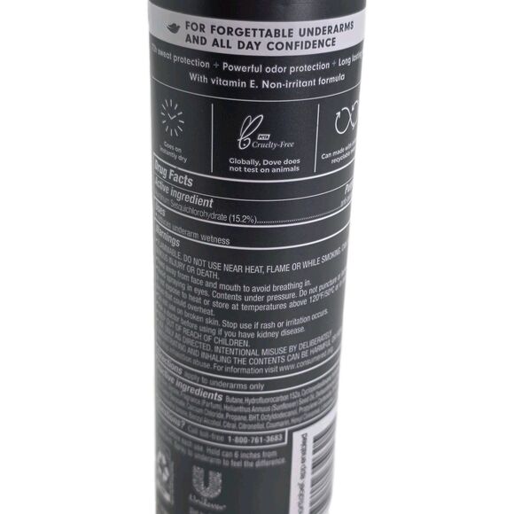 2x Dove Men + Care Clean Comfort 72H Dry Spray Antiperspirant Deodorant 3.8oz - Picture 3 of 3